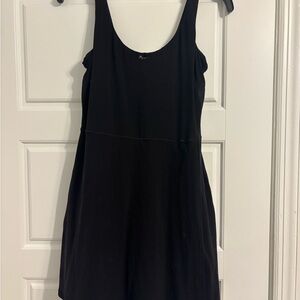 Aerie Black Active Wear Mini Dress